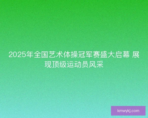 2025年全国艺术体操冠军赛盛大启幕 展现顶级运动员风采